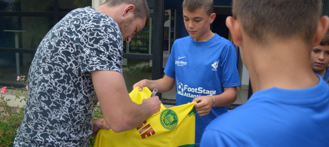 Les pros en visite à FootStageAtlantique